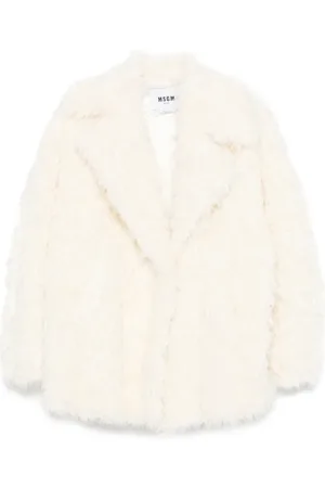 Msgm Manteau en fourrure artificielle