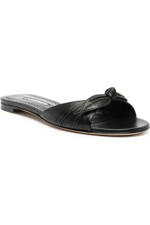 Manolo Blahnik Claquettes Lollo en cuir
