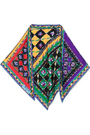Puccini Foulard en soie à imprimé Festa