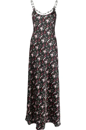 Paco rabanne Robe longue à fleurs