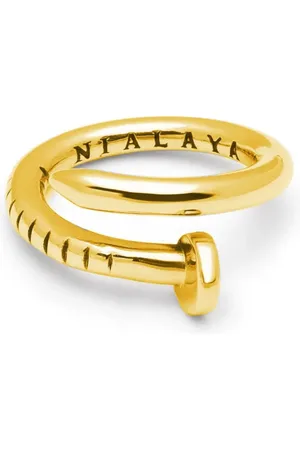 Nialaya Bague Dorje à design gravé