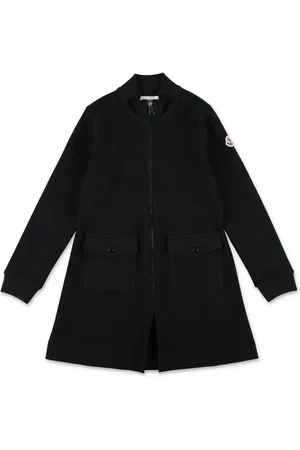 Moncler Robe en coton mélangé à patch logo