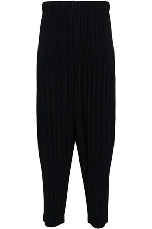 Issey Miyake Pantalon à coupe ample