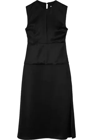 Jil Sander Robe mi-longue à découpes