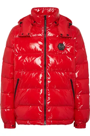 Philipp Plein Veste matelassé à plaque logo Hexagon