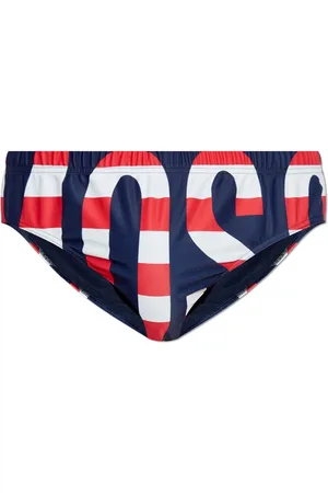 Moschino Slip de bain à logo imprimé