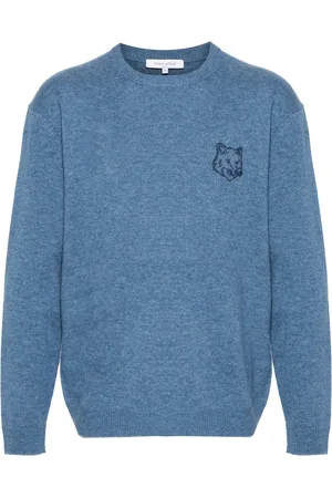 Maison Kitsuné Pull Bold Fox Head à broderies