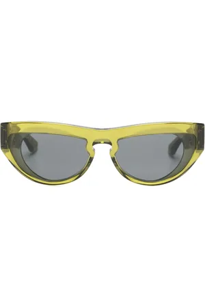 Burberry Lunettes de soleil à monture papillon transparente