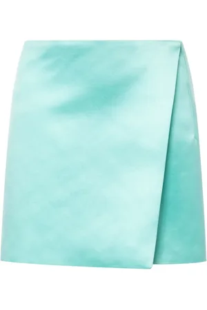 Serafini Minijupe en satin à design asymétrique