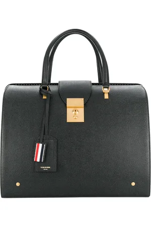 Thom Browne Sac fourre-tout Mr. Thom en cuir grainé