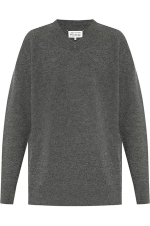 Maison Margiela Pull en laine à col v