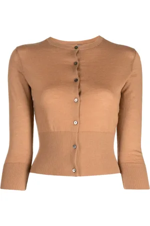 N.PEAL Cardigan en cachemire à coupe crop