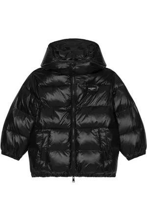 Dolce & Gabbana Veste matelassée à plaque logo