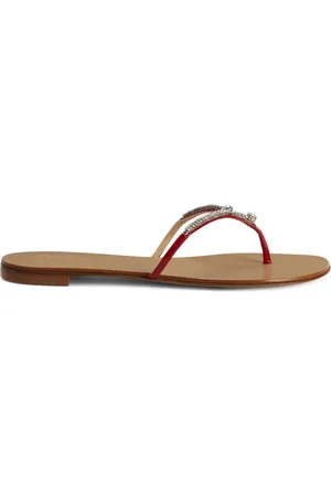 Giuseppe Zanotti Tongs en cuir