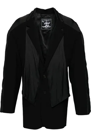 Y / PROJECT Blazer à détail de foulard