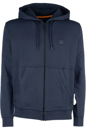 HUGO BOSS Hoodie zippé à logo