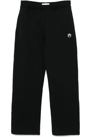 Marine Serre Pantalon de jogging en polaire à logo