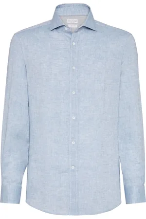 Brunello Cucinelli Chemise en lin biologique