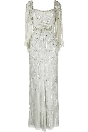 Jenny Packham Robe longue Brightstar à sequins