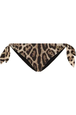 Dolce & Gabbana Bas de bikini à imprimé léopard