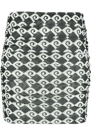 Nanushka Minijupe à motif géométrique