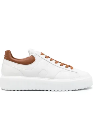 Hogan Baskets en cuir à lacets