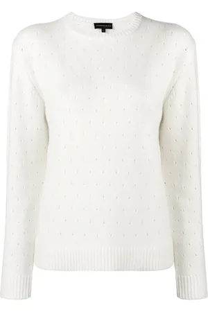 Cashmere In Love Cashmere perforated pattern jumper