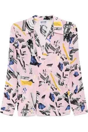 Moschino Blouse à imprimé patchwork