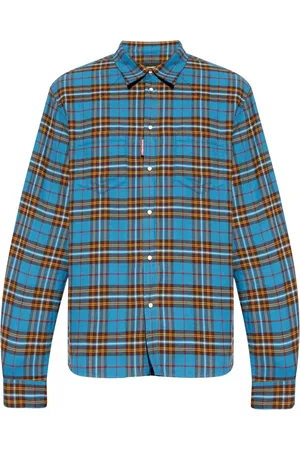 Dsquared2 Chemise en coton à carreaux
