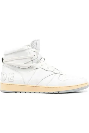 Rhude Baskets montantes à patch logo