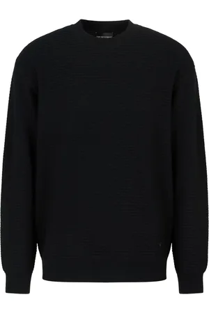 Emporio Armani Pull à logo appliqué