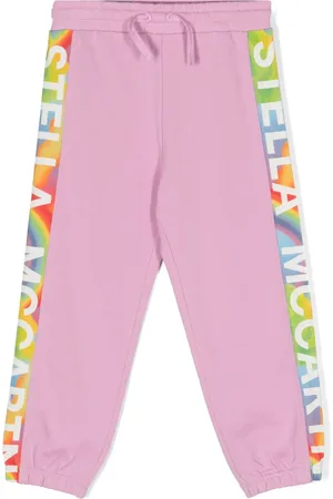 Stella McCartney Pantalon de jogging fuselé à logo imprimé