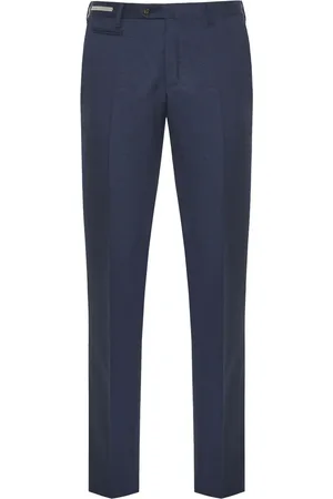 corneliani Pantalon en laine à plis marqués