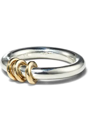 SPINELLI KILCOLLIN Bague Kane en or 18ct et sterling à maillons