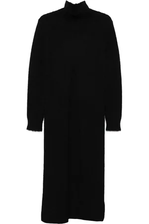 Jil Sander Robe en maille à coupe longue