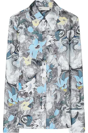 Tory Burch Chemise en soie à fleurs