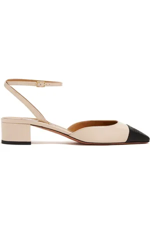 Aquazzura Escarpins en cuir à design bicolore