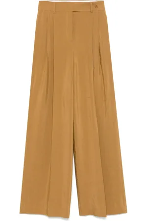 Alberta Ferretti Pantalon à taille palazzo