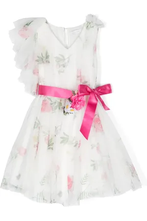 MONNALISA Robe fleurie à col v