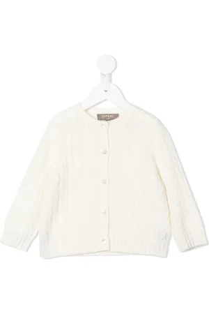 N.PEAL Cardigan en maille torsadée