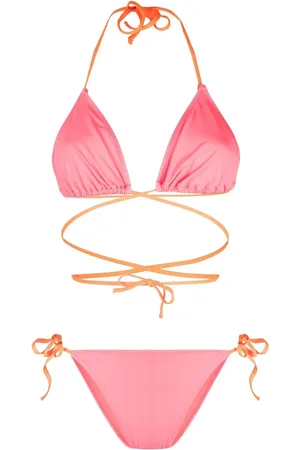 Noire Swimwear Bikini Tanning à détail noué