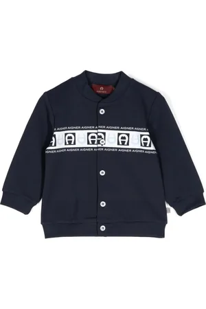 Aigner Veste à logo imprimé