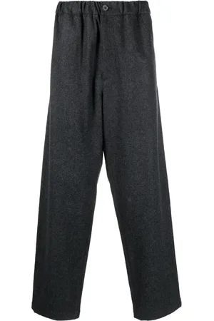 Jil Sander Pantalon en coton à coupe droite