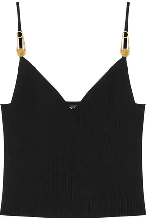 VERSACE Haut crop Safety Pin