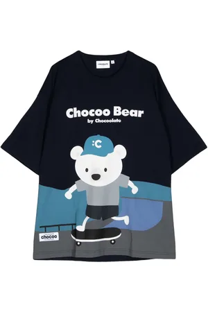 Chocoolate T-shirt en coton à imprimé graphique