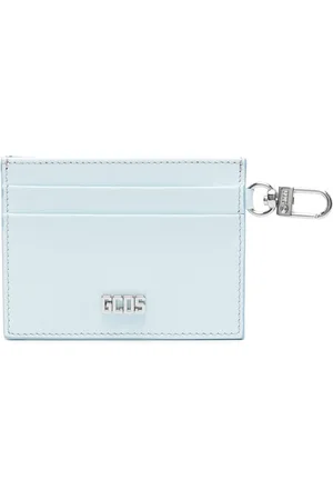 GCDS Porte-cartes Comma en cuir