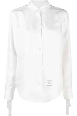 Thom Browne Chemise à détail de foulard