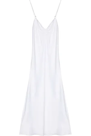 FORTE FORTE Robe mi-longue plissée en satin