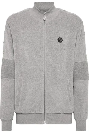 Philipp Plein Veste de sport à plaque logo