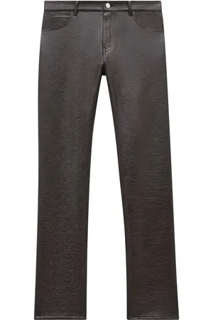 Courrèges Pantalon en vinyl à coupe slim